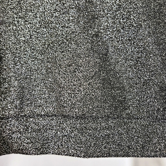 Metallic Cropped Top Sheer Mesh Long  Sleeve. - Picture 2 of 7